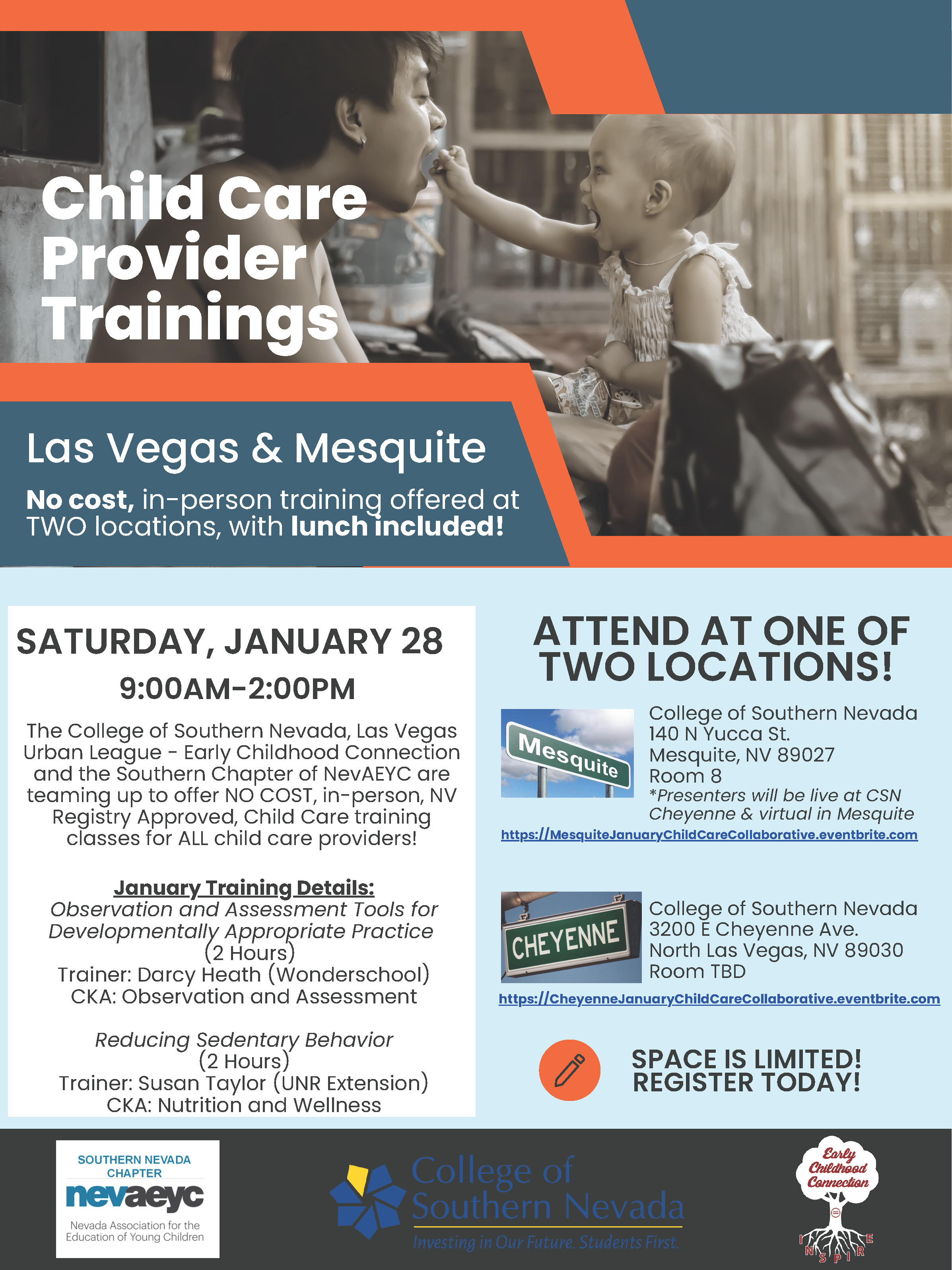 Child Care Provider Trainings January 28, 2023